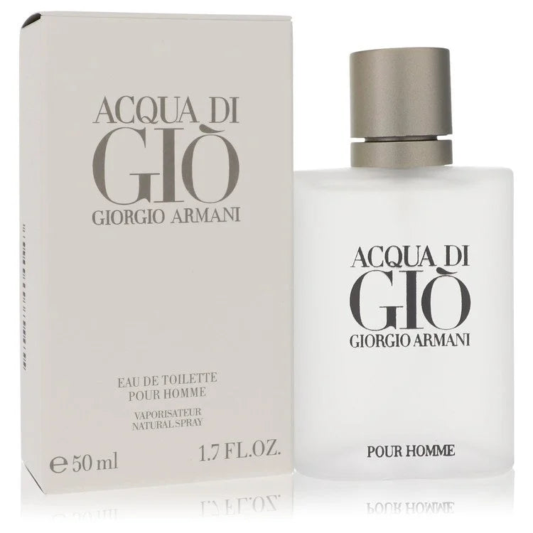 Acqua di Gio by Giorgio Armani eau de toilette spray 1.7 oz bottle and box