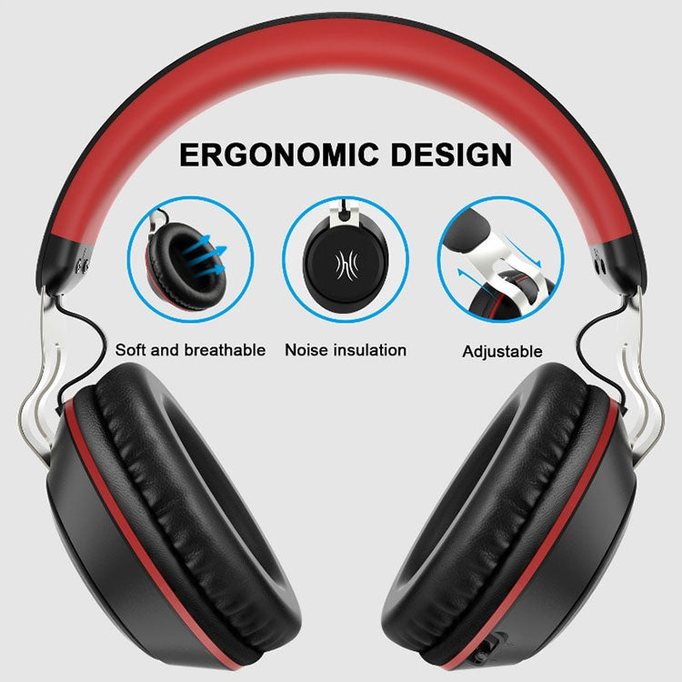 MX52 Bluetooth headphones ergonomic design graphic