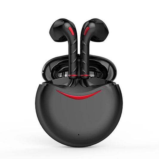 XT17 Bluetooth Sport Earbuds in black with red accents