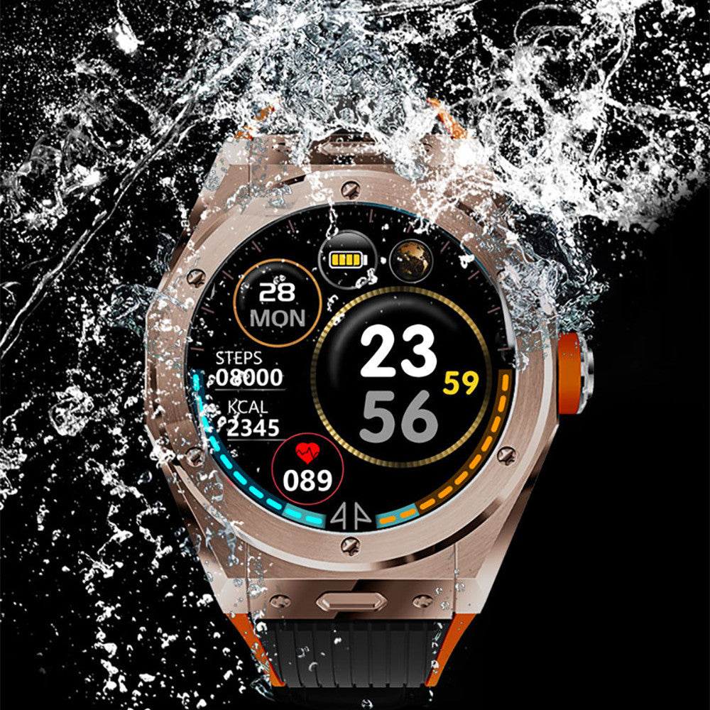 UR41 Smart watch submerged in water showing waterproof feater