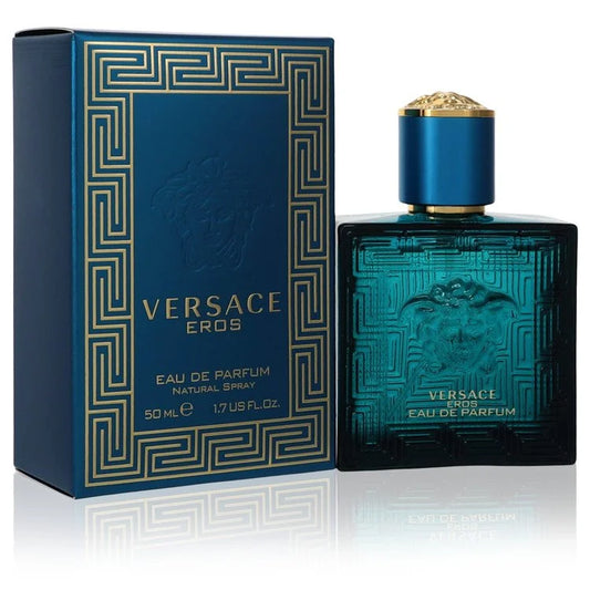 Eros by Versace eau de parfum spray 1.7 oz bottle and box