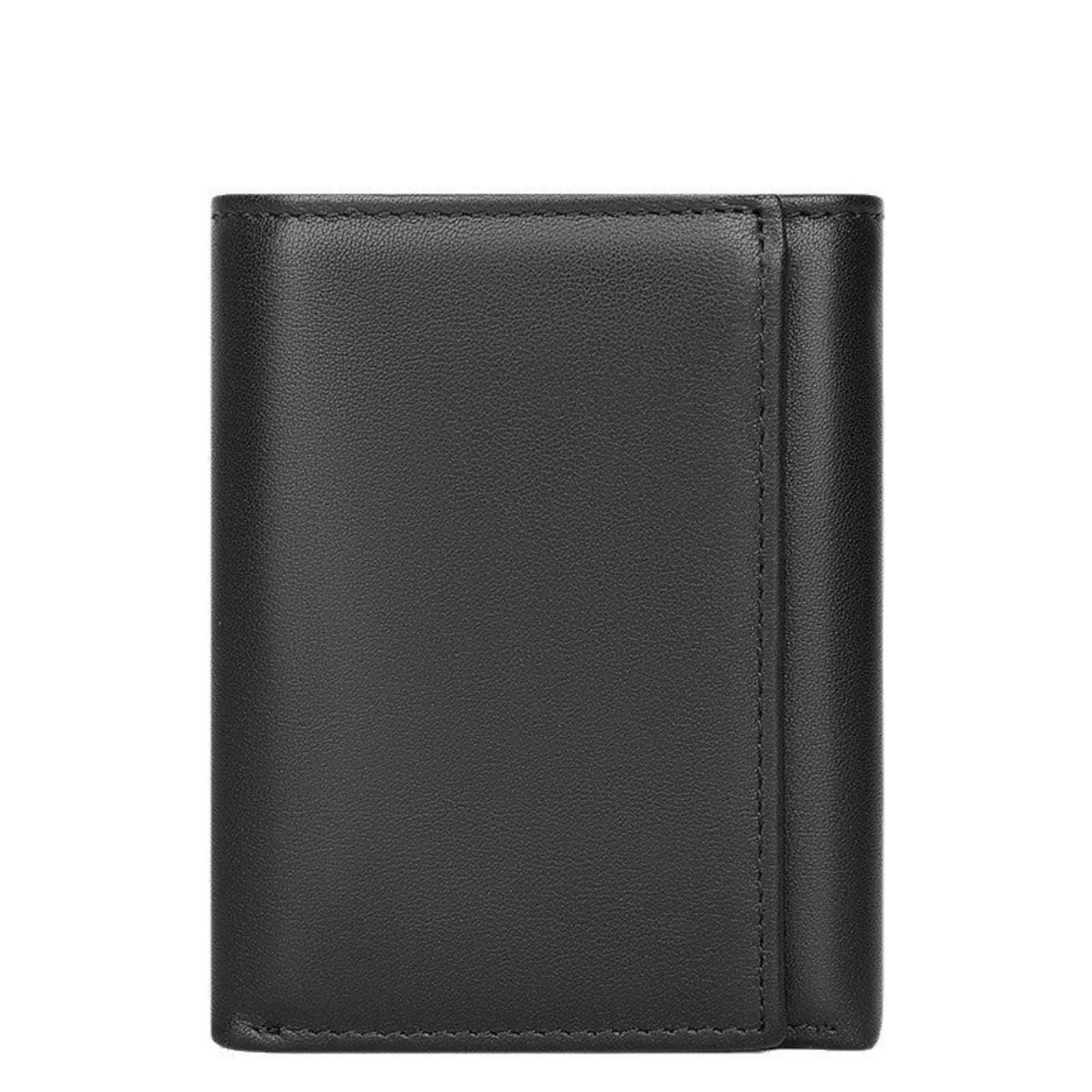 Men's Genuine Leather Trifold Wallet - RFID Blocking