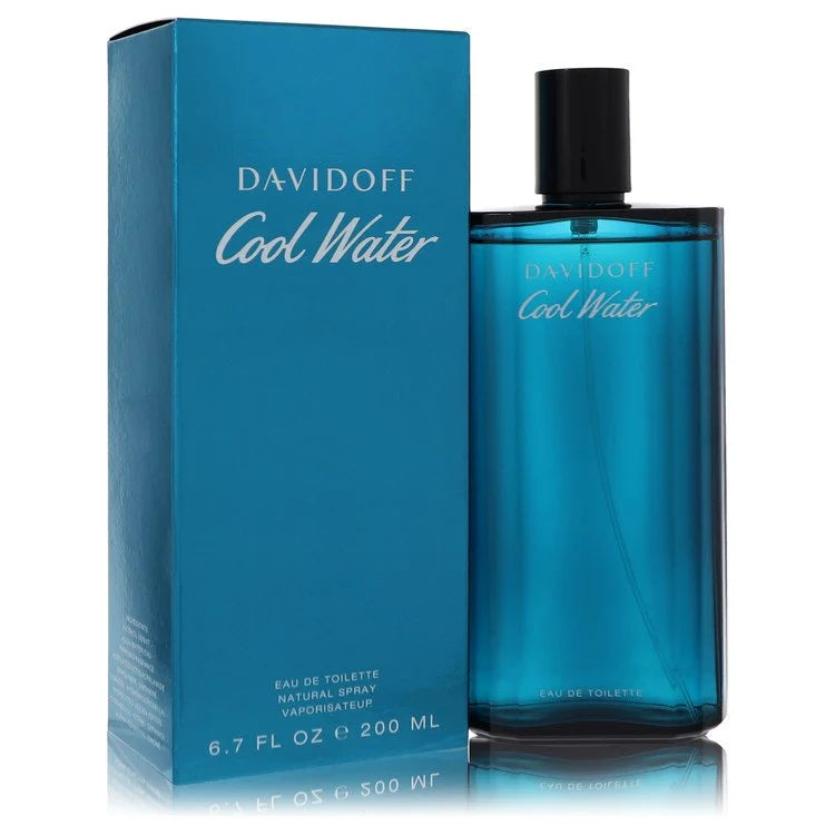 Cool Water by Davidoff eau de toilette spray 6.7 FL oz bottle and box