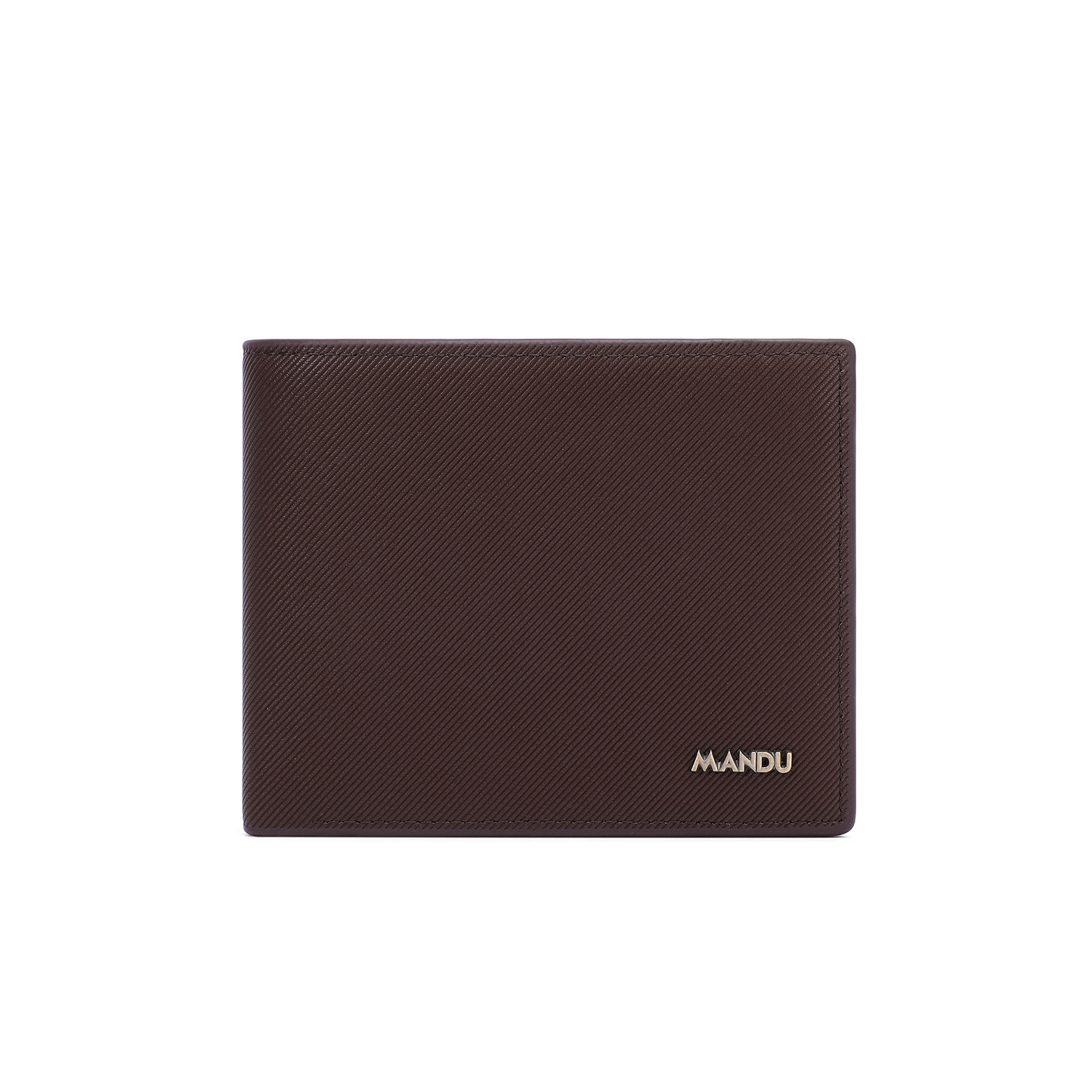 Men's brown  RFID bi-fold wallet
