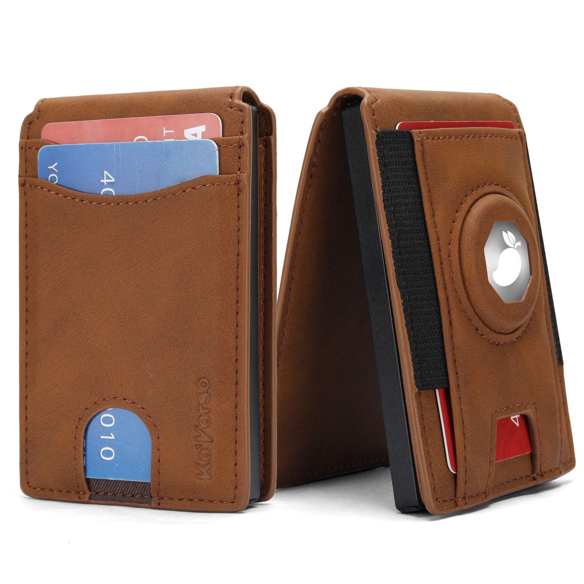 Men's Slim Cardholder Wallet - RFID Blocking with Tag Slot