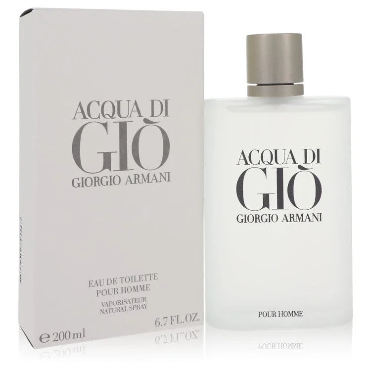 Acqua di Gio by Giorgio Armani eau de toilette spray 6.7 oz bottle and box